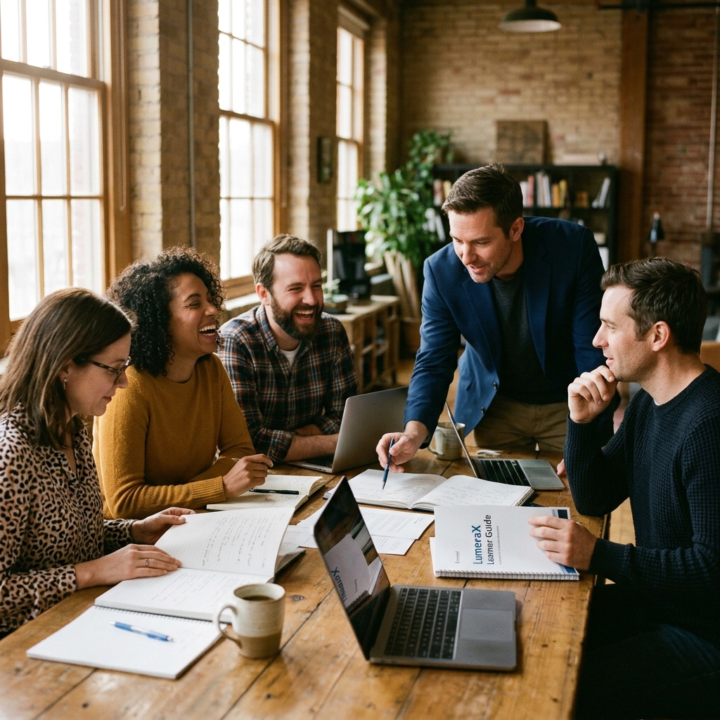 A LumeraX cohort working together